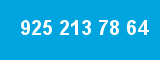 925 213 78 64 925 213 78 64